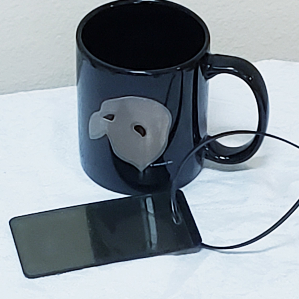 Andrew Lloyd Webber Phantom Coffee mug and ID Tag - Picture 3 of 4